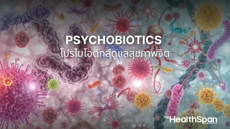 Psychobiotics โปรไบโอติกส์สายพันธุ์ใหม่ ช่วยดูแลสุขภาพจิต