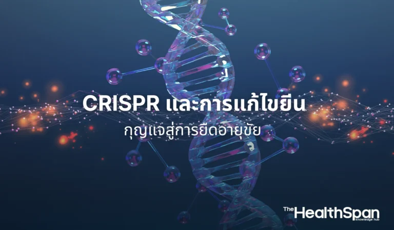 AI กับ Longevity จากการวินิจฉัยโรคสู่การค้นหาสูตรยาอายุวัฒนะ