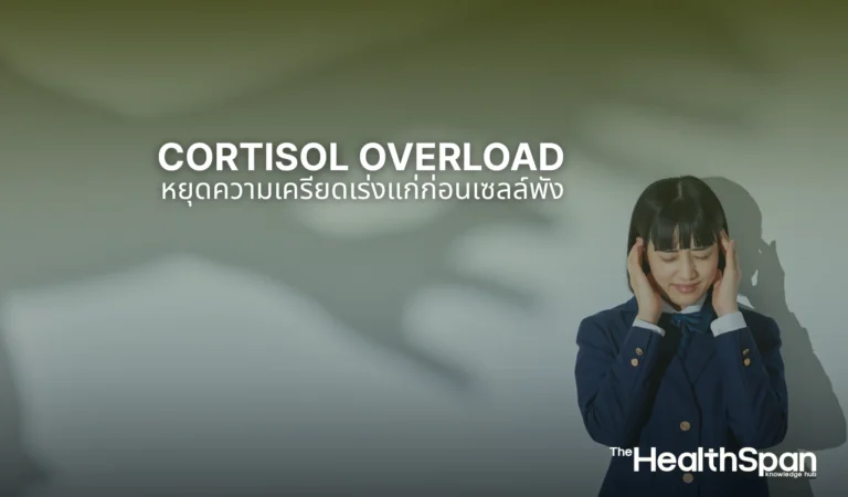 Cortisol Overload หยุดความเครียดเร่งแก่ก่อนเซลล์พัง