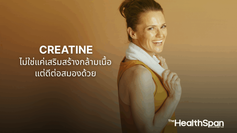 Creatine ไม่ใช่แค่เสริมสร้างกล้ามเนื้อ แต่ยังดีต่อสมอง