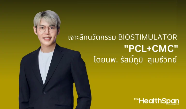 เจาะลึกนวัตกรรม Biostimulator “PCL+CMC” โดย นพ. รัสมิ์ภูมิ สุเมธีวิทย์